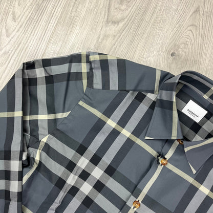 Burberry Check Shirt - Grey