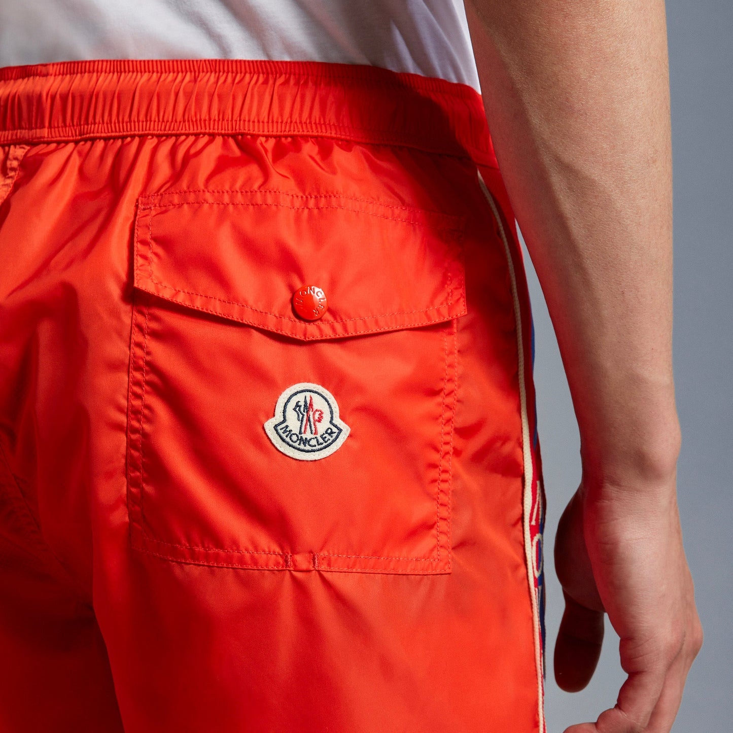 Moncler Tape Logo Swimshorts