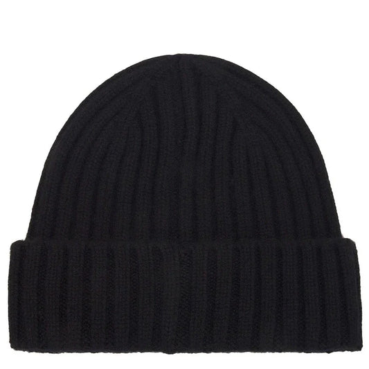 Amiri Black Cashmere Script Beanie