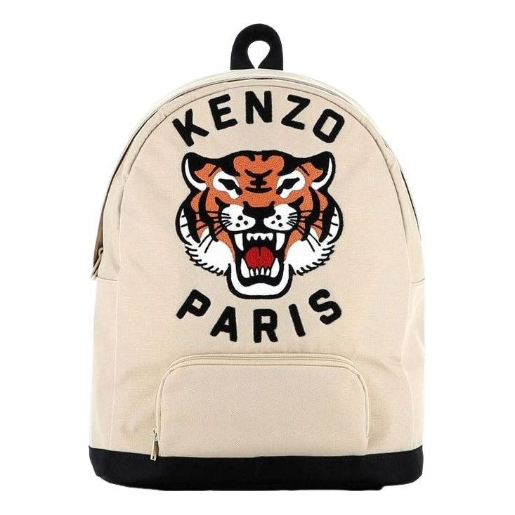 KENZO FW25 Tiger Backpack 'Beige' K61221-249