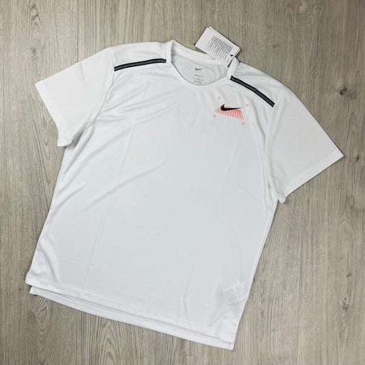 Nike Miler T-Shirt - White