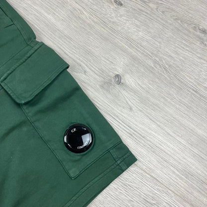 CP Company Jersey Shorts - Duck Green