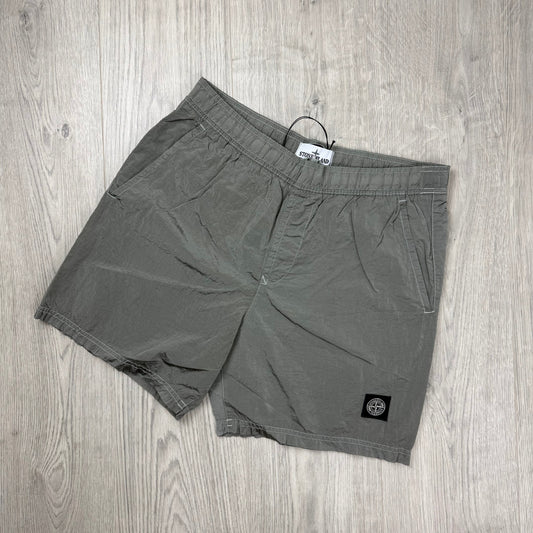 Stone Island Metal Swim Shorts - Pearl Grey