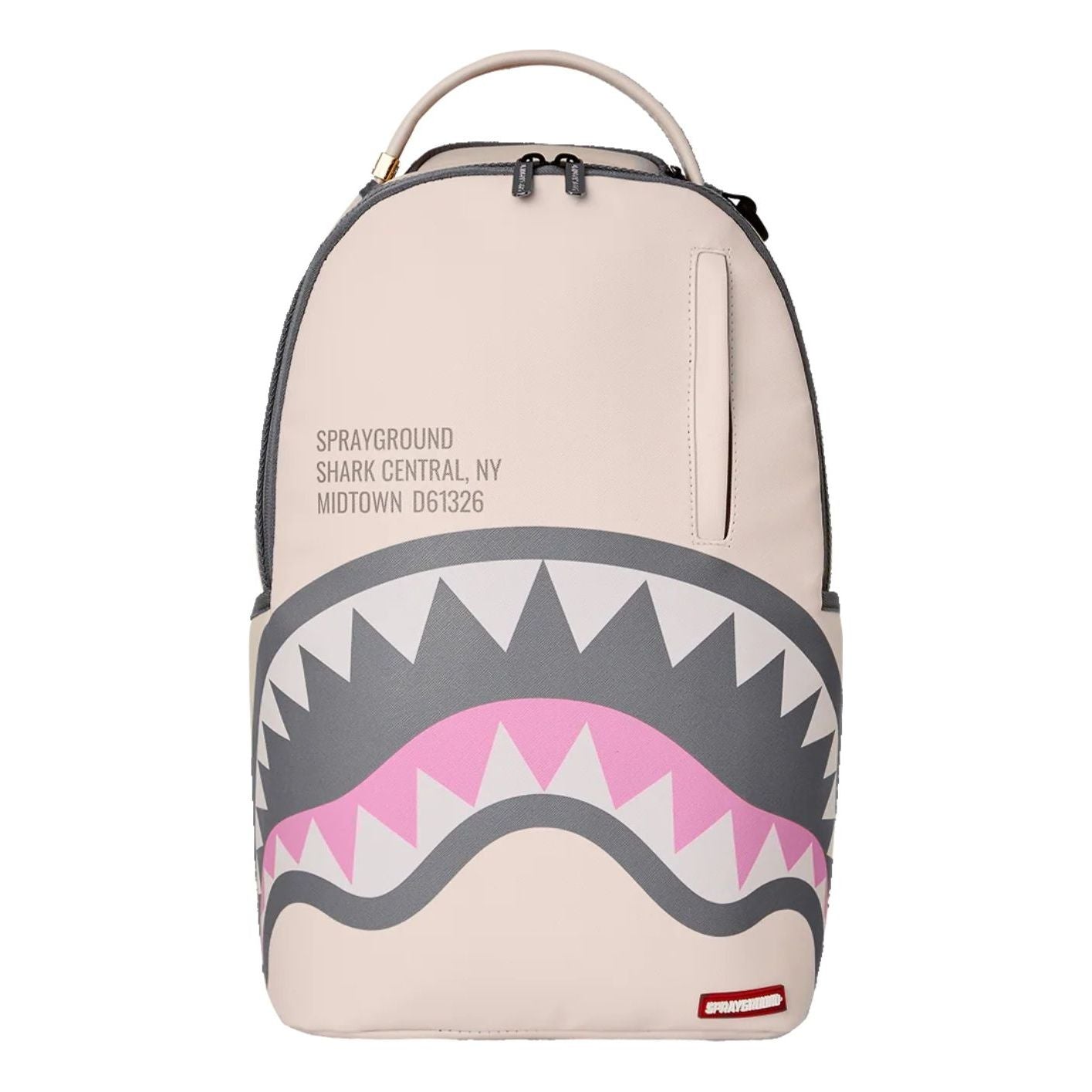 Sprayground Shark Central Rose DLXSV Backpack 'White Black' W1035715