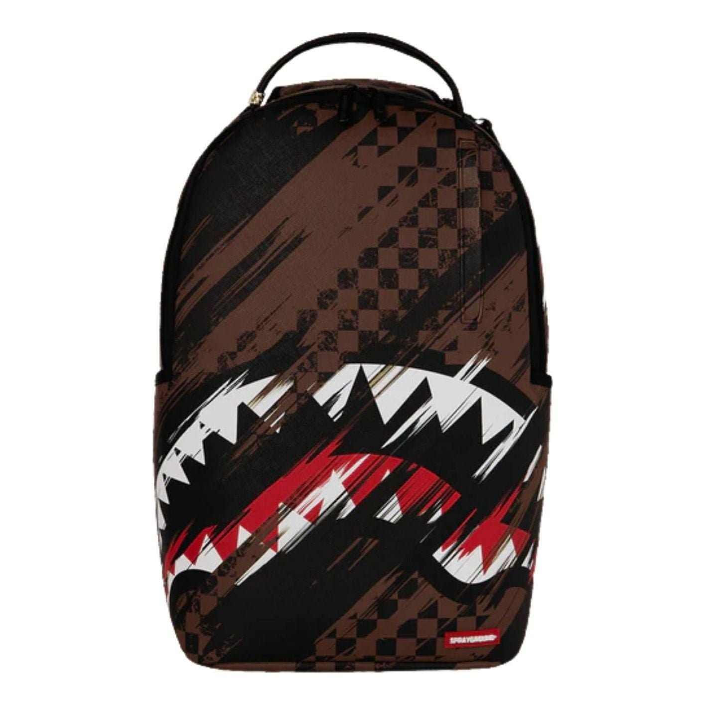 Sprayground Smeared Grunge Backpack 'Brown Black' B8556
