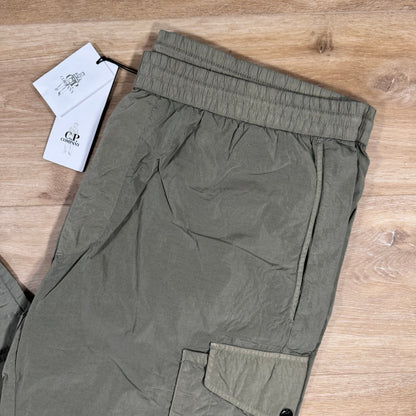 C.P. Company Chrome-R Lens Cargo Pants in Fungi Grey