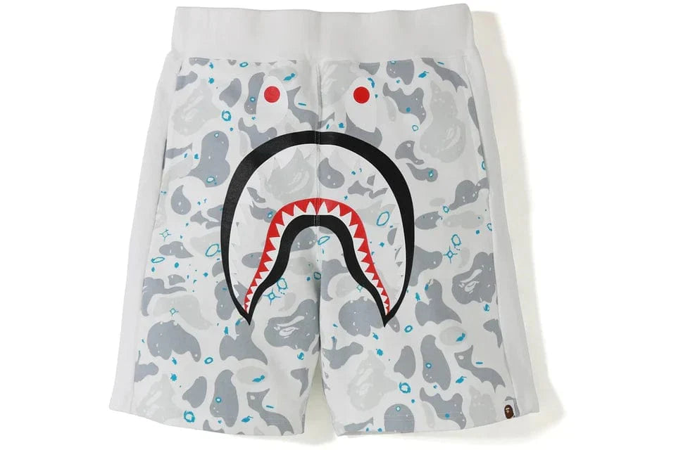 BAPE SHARK SHORTS WHITE