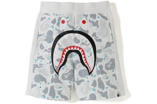 BAPE SHARK SHORTS WHITE