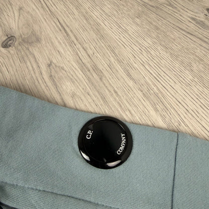 CP Company Raised Fleece Sweatshirt - Silver Blue