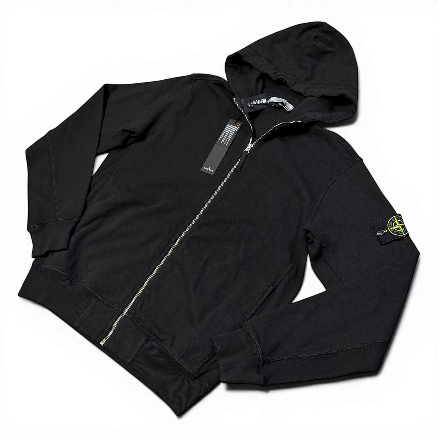 Stone Island Zip Up Garment Dye