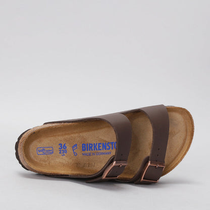 BIRKENSTOCK - ARIZONA 451161 - SOFT FOOTBED DARK BROWN