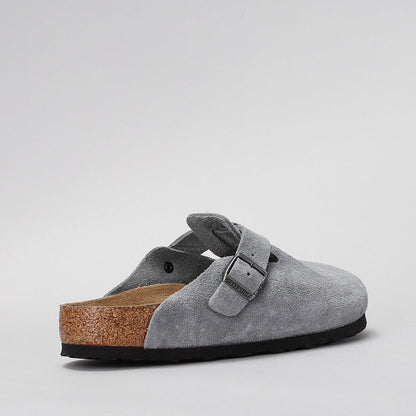 BIRKENSTOCK - BOSTON 1029708 - SFB BASALT GREY SUEDE