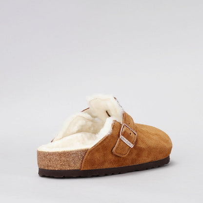 BIRKENSTOCK - BOSTON CLOGS - SHEARLING MINK