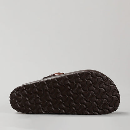 BIRKENSTOCK - BOSTON 60101 - DARK BROWN SMOOTH LEATHER