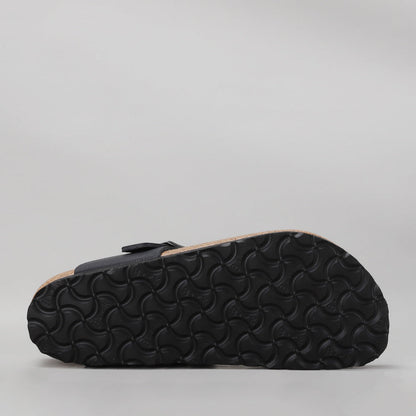 BIRKENSTOCK - GIZEH 845251 - BLACK OILED LEATHER