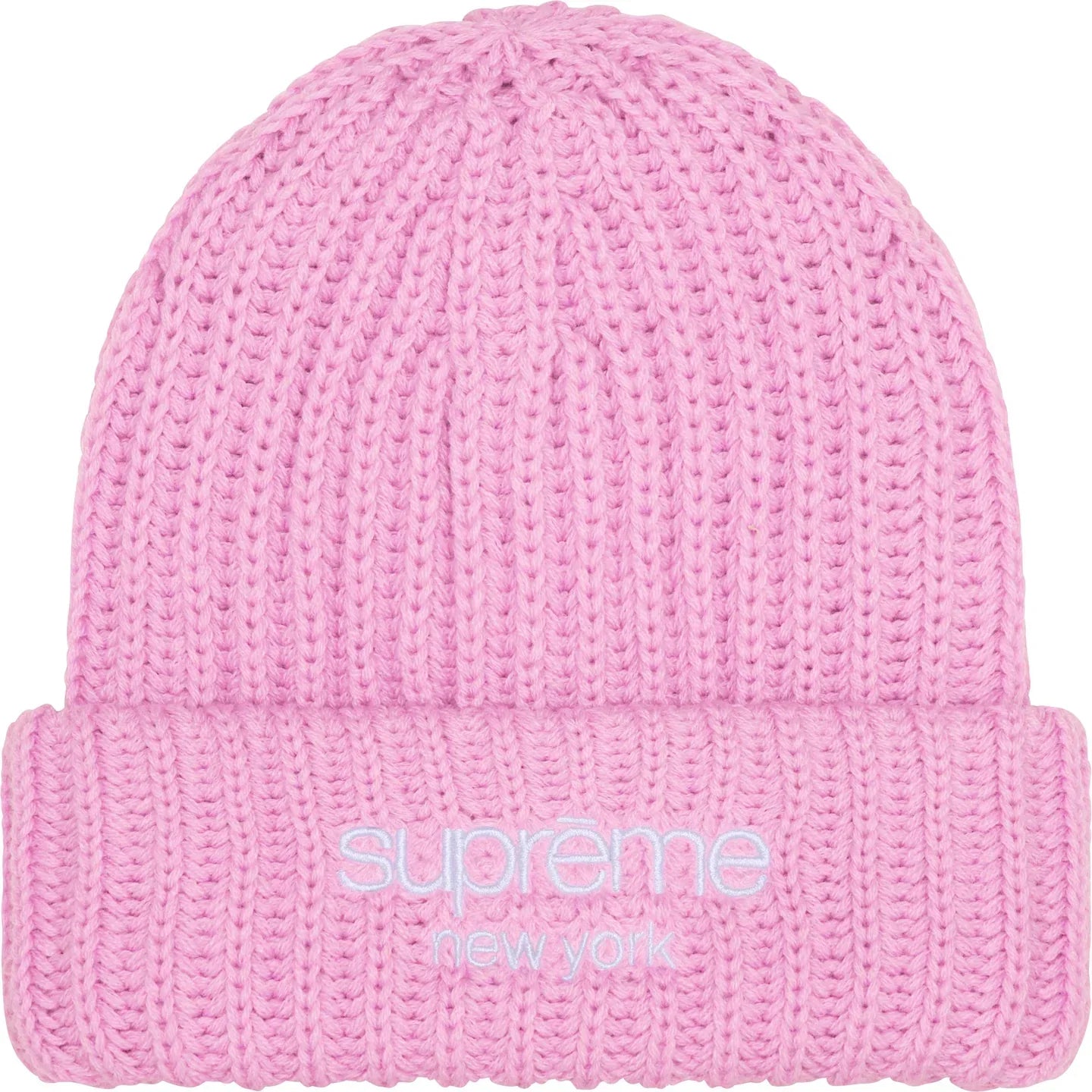 Supreme Chunky Knit Logo Beanie