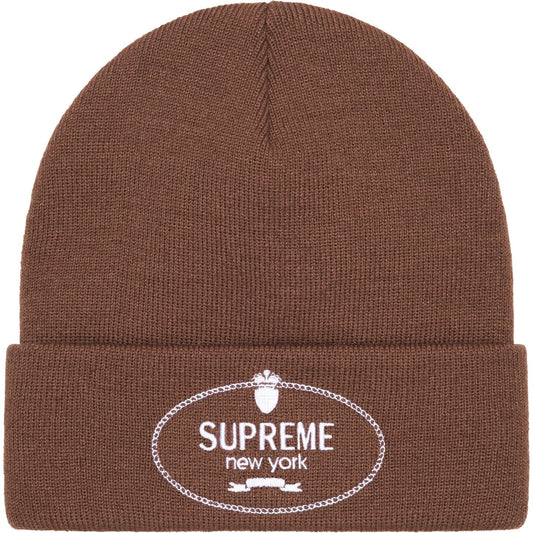 Supreme Embroidered Crest Beanie