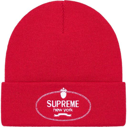 Supreme Embroidered Crest Beanie