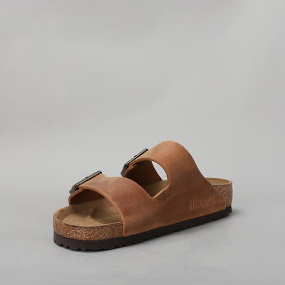 BIRKENSTOCK - ARIZONA 1028272 - COGNAC OILED LEATHER