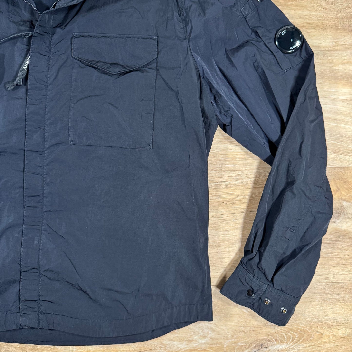 C.P. Company Chrome-R Lens Overshirt in Navy