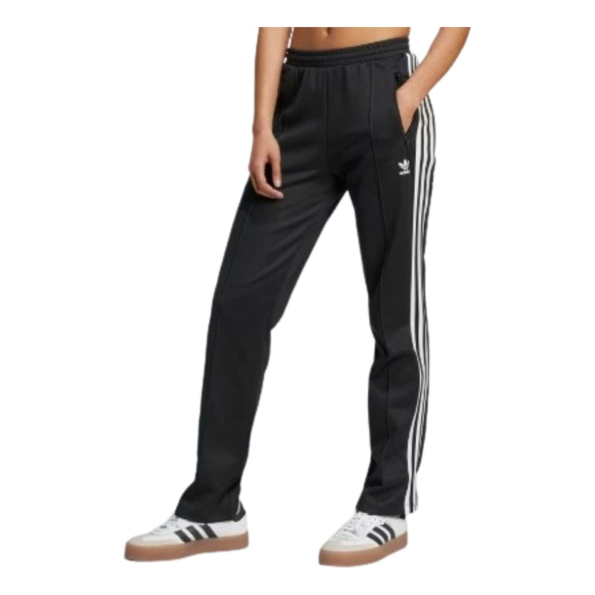 (WMNS) adidas Beckenbauer Track Pants Asia Sizing 'Black White' IW3171