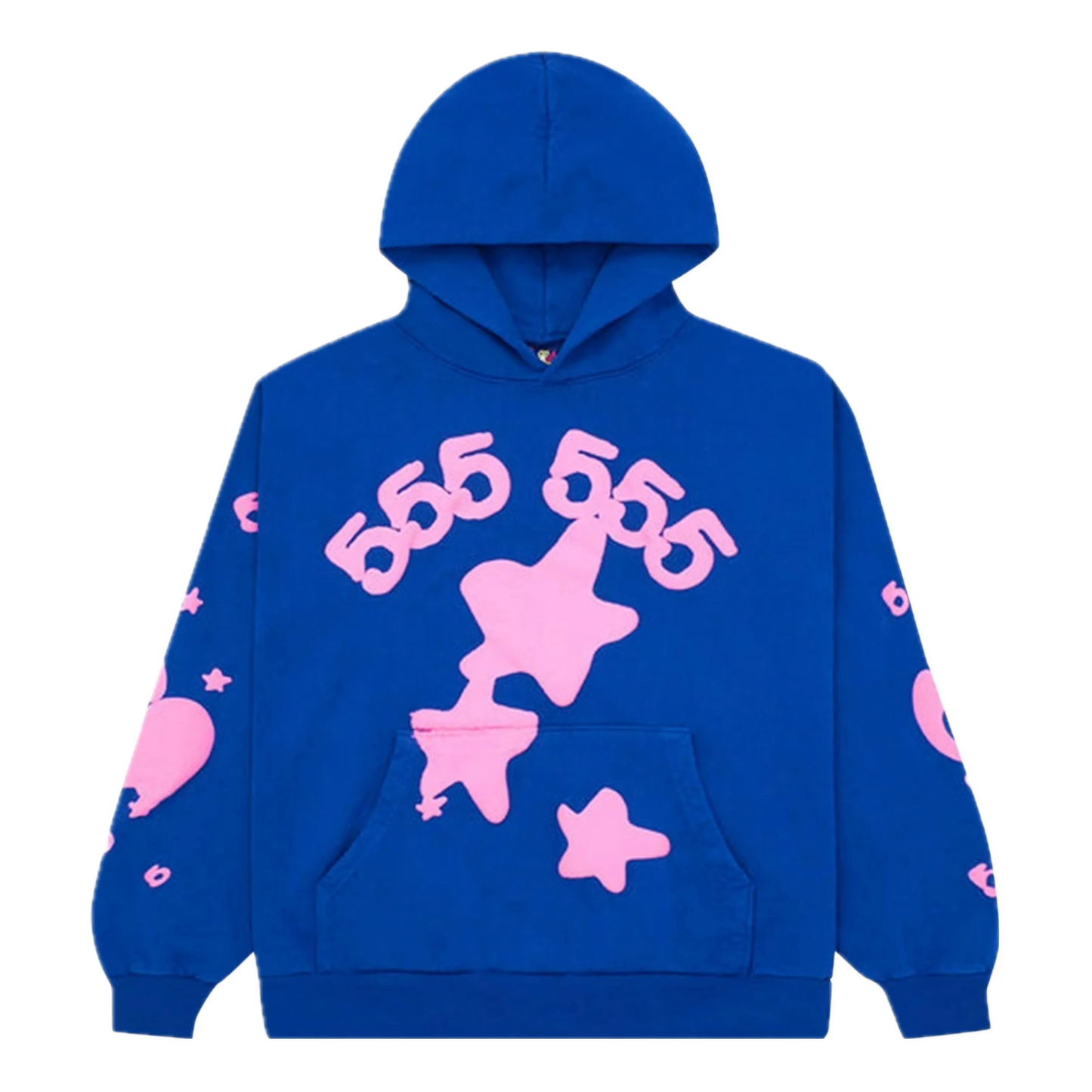 Sp5der Beluga Pullover Hoodie 'Blue Pink' SP5-BLPINK-HD