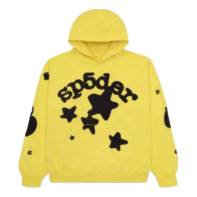 Sp5der Beluga Hoodie 'Yellow' SP5-BGSR-HDYL