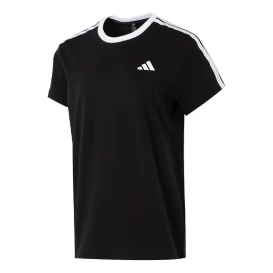 (WMNS) adidas Boyfriend T-Shirt Asia Sizing 'Black White' JY7612