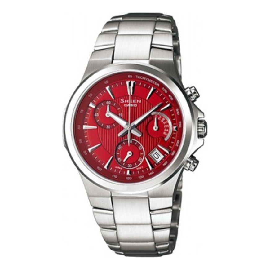 CASIO SHEEN Waterproof Wine Red Analog SHE-5019D-4ADR