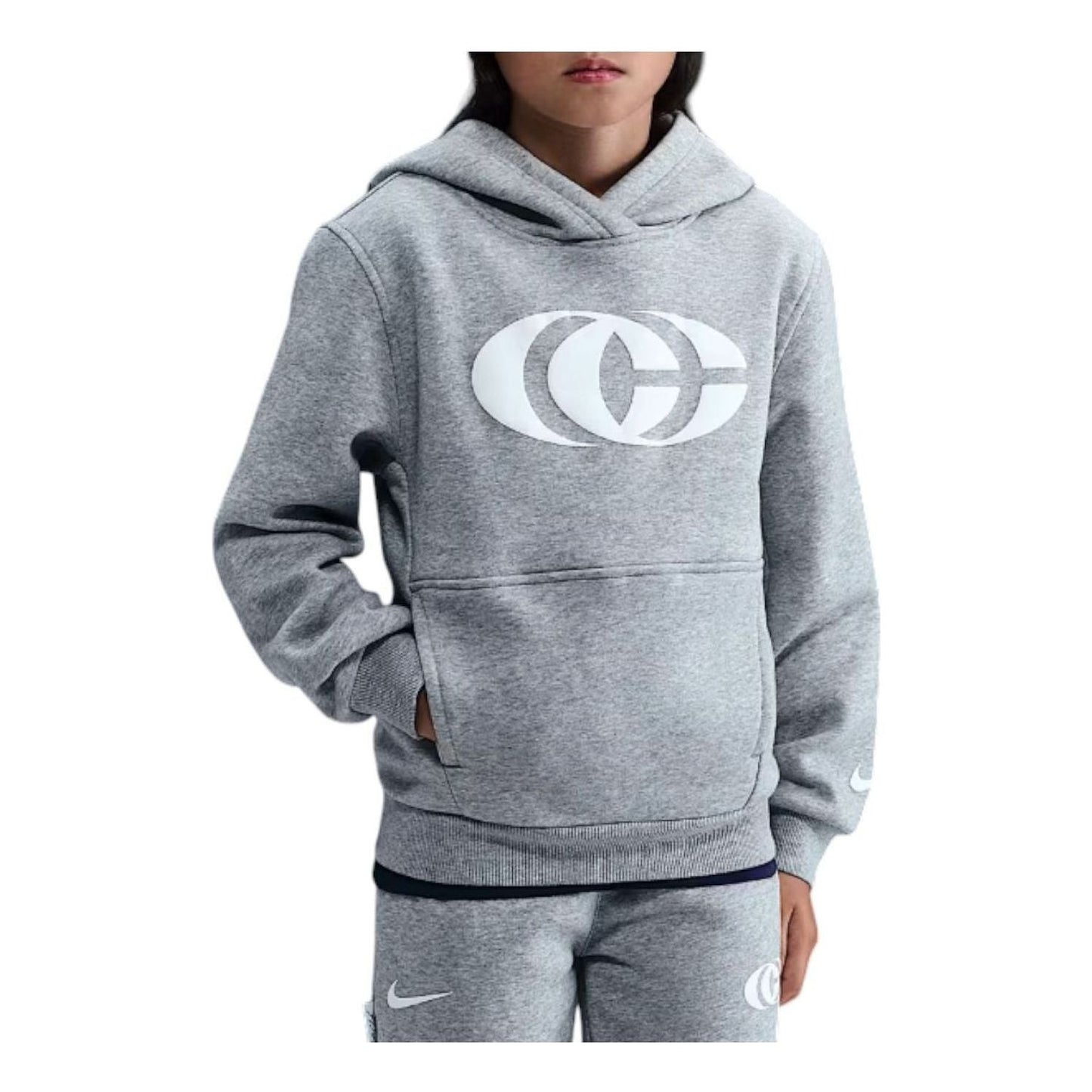 (GS) Nike x Caitlin Clark Fleece Hoodie 'Grey' IQ5892-063