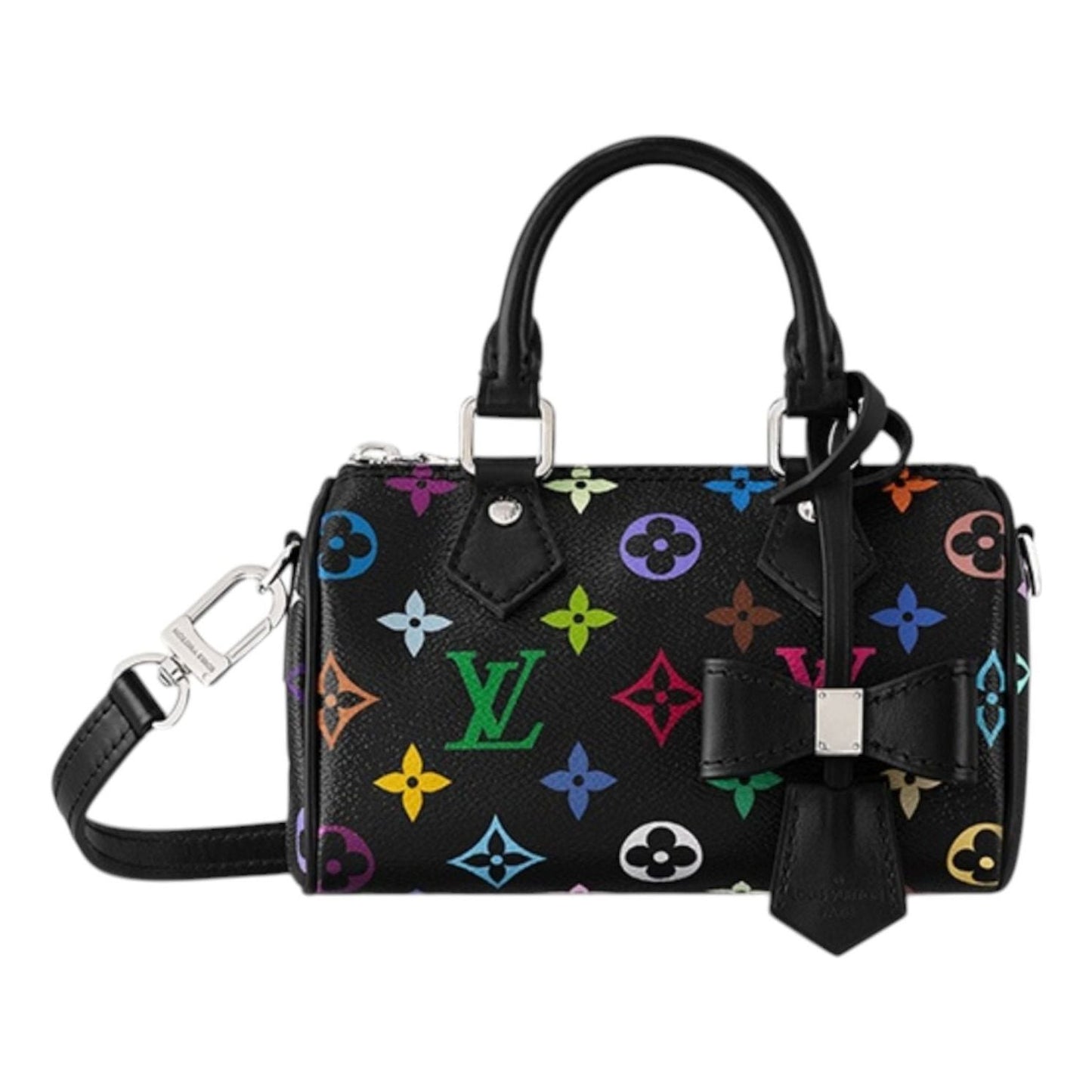 LOUIS VUITTON x Takashi Murakami Nano Speedy 'Black Multicolored' M13406