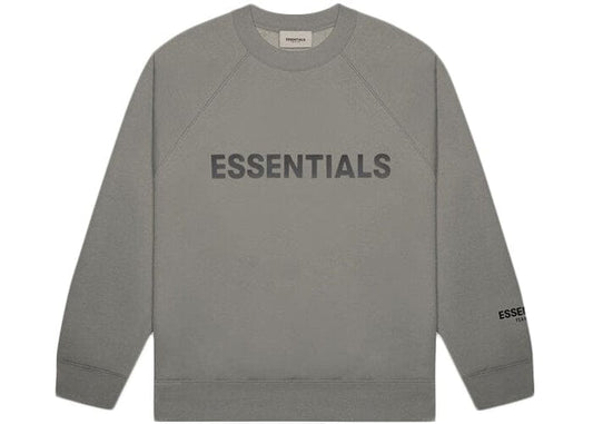 ESSENTIALS FOG 3D SILICON CREWNECK CHARCOAL
