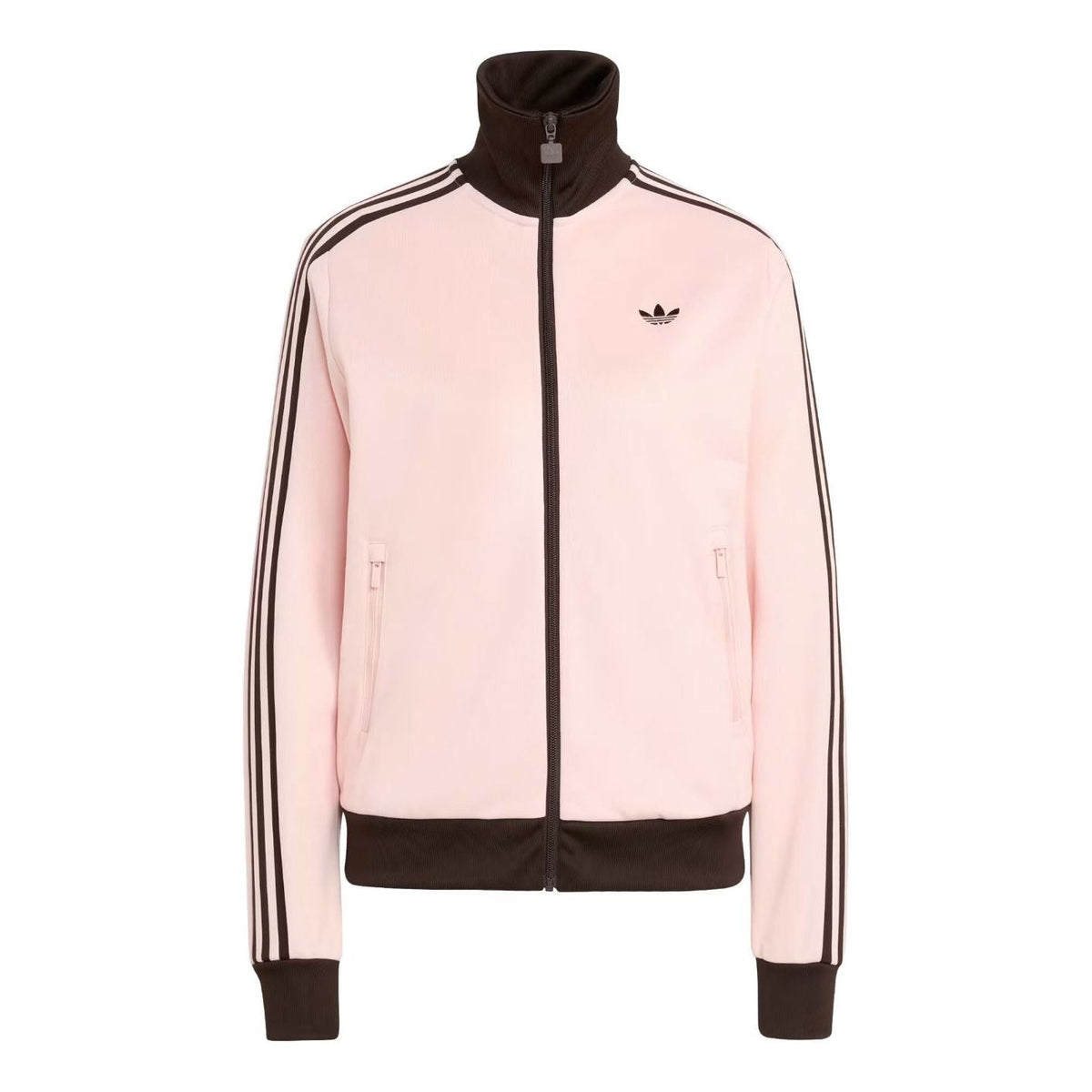 (WMNS) adidas Classic Track Jacket 'Sandy Pink Aurora Coffee' KC6854