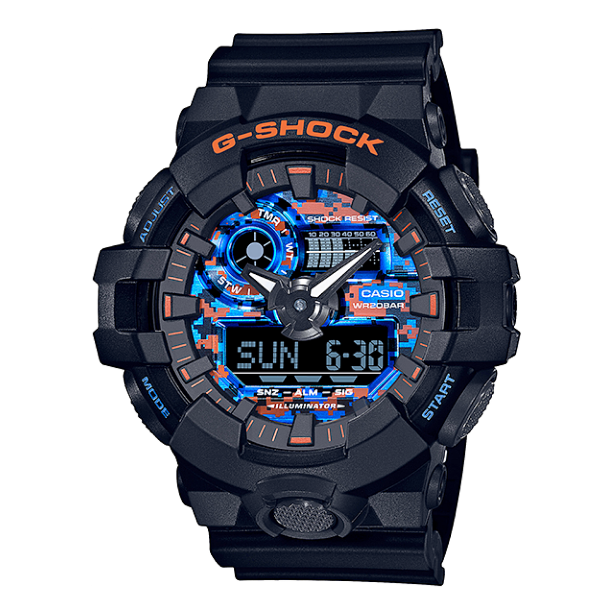 CASIO G-Shock Analog-Digital 'Black' GA-700CT-1APR