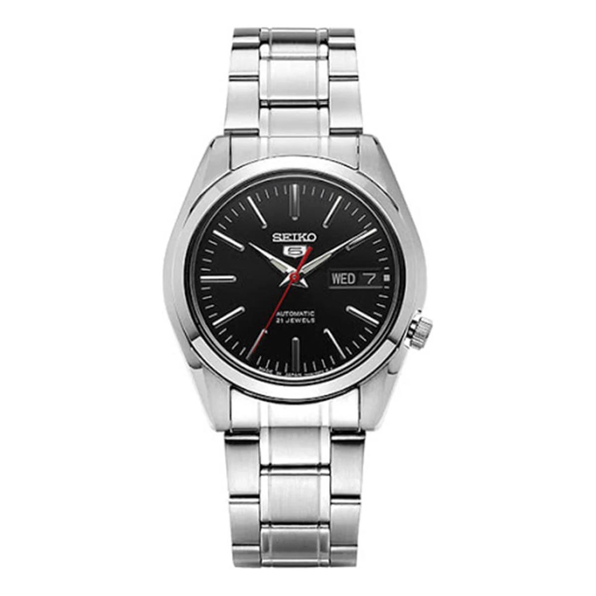 SEIKO Calendar waterproof Business 5 Automatic Mechanical Watch 'Black' SNKL45J1