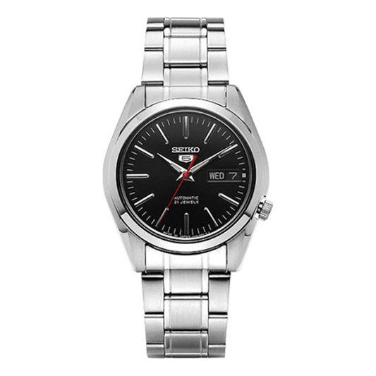 SEIKO Calendar waterproof Business 5 Automatic Mechanical Watch 'Black' SNKL45J1