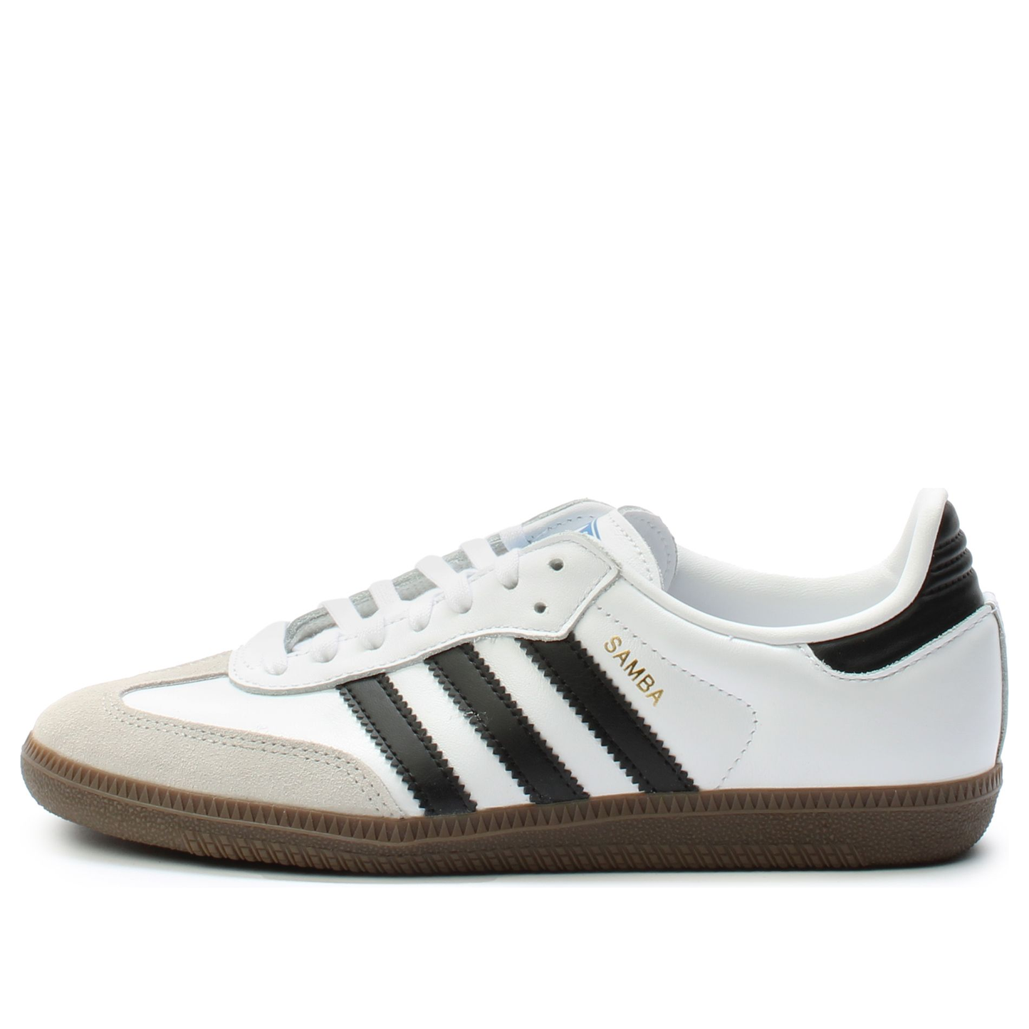 (GS) adidas Samba OG J 'White Black Gum' IE3675