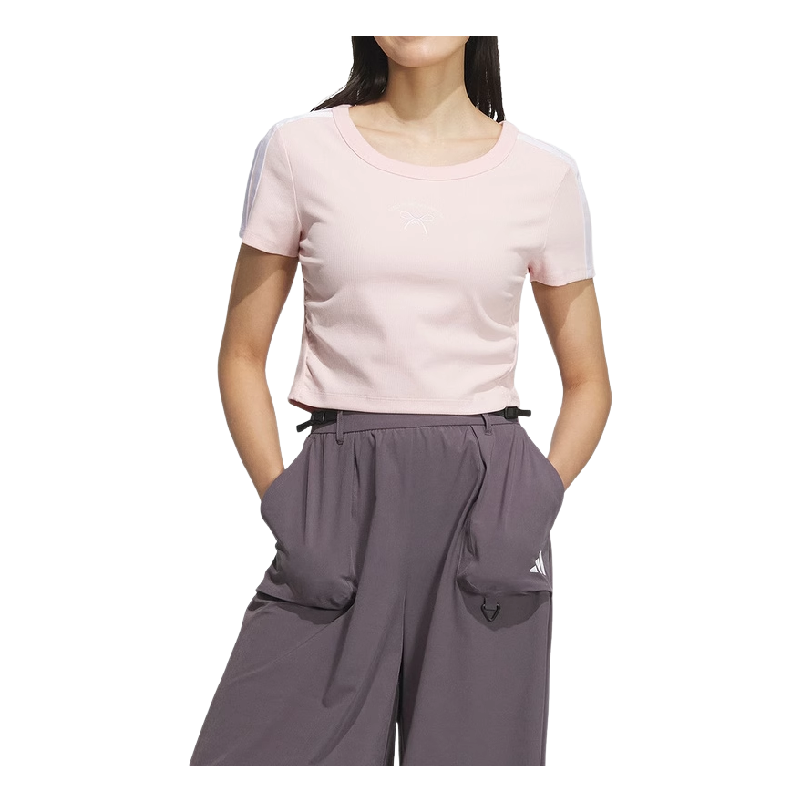 (WMNS) adidas Dance T-Shirt Asia Sizing 'Pink' JY7650