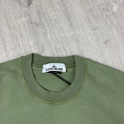 Stone Island Dyed Sweatshirt - Sage