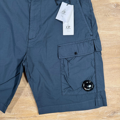 CP Company 50 Fili Stretch Cargo Shorts in India Ink