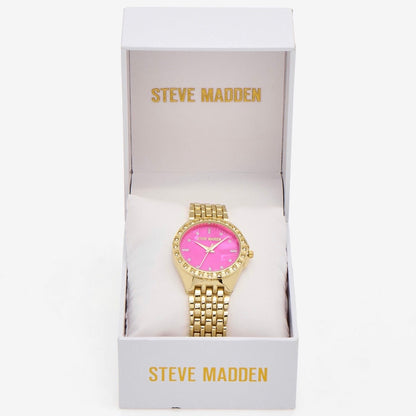 Womens Steven Madden Pink Watch