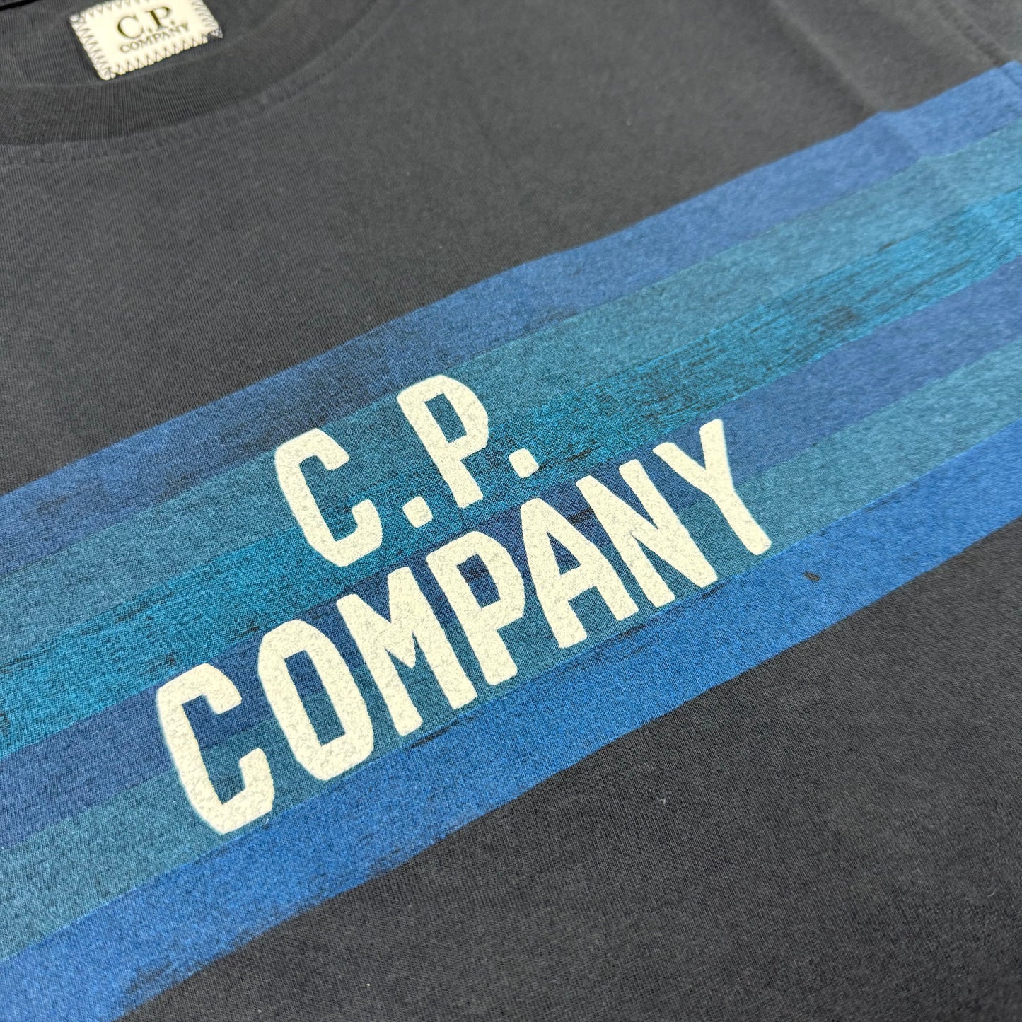 CP Company Striped T-Shirt - Navy