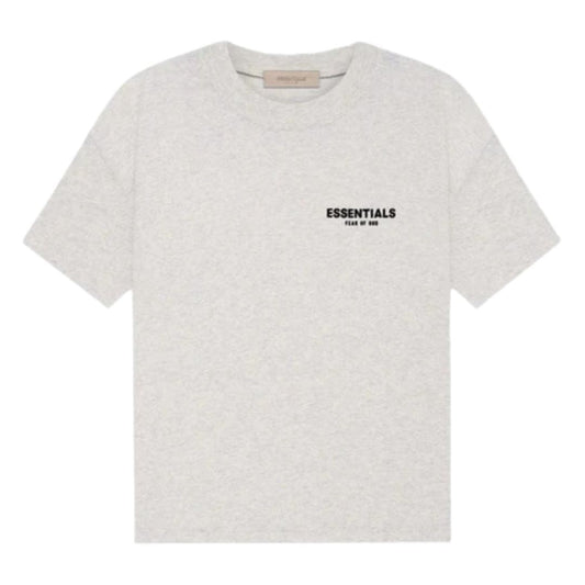 ESSENTIALS FOG LIGHT HEATHER SS22 TEE+SHORTS BUNDLE