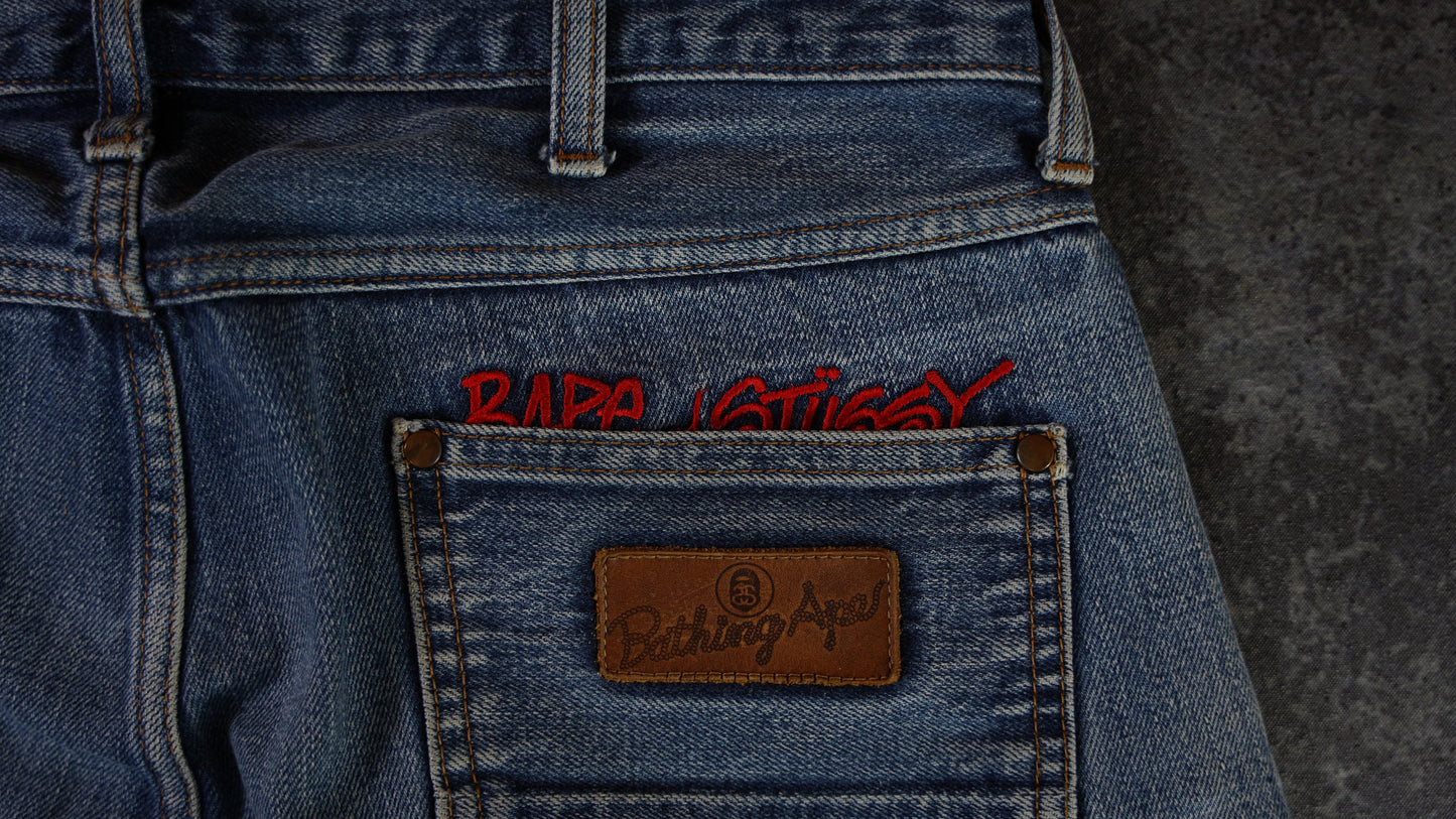 Bape X Stüssy Jeans (L)