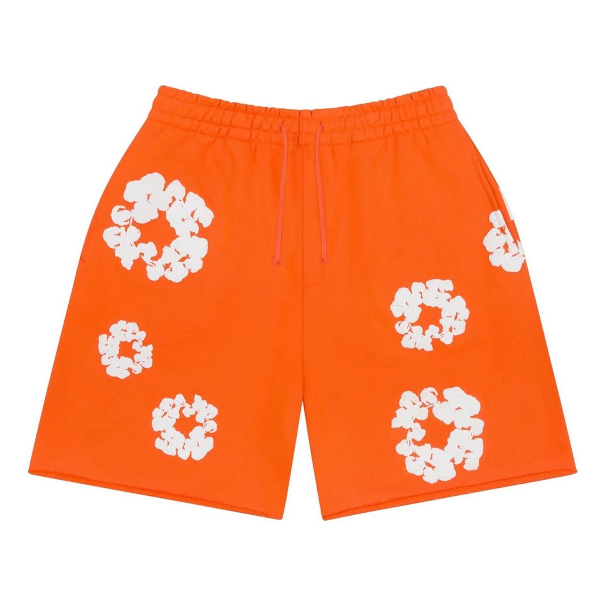 Denim Tears Cotton Wreath Sweatshorts 'Orange' FW25BRS2952305