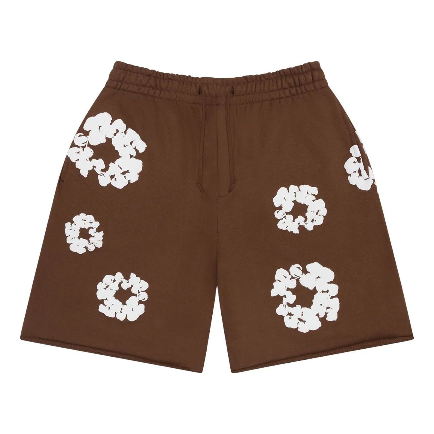 Denim Tears Cotton Wreath Sweatshorts 'Brown' FW25BRS2952304