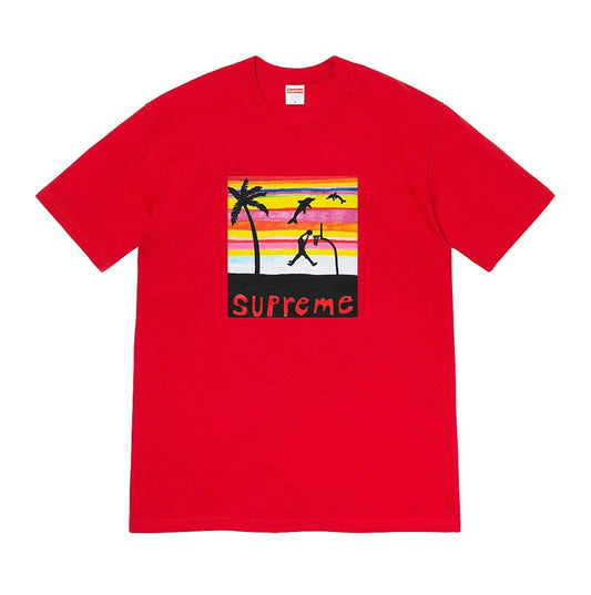 SUPREME DUNK TEE RED