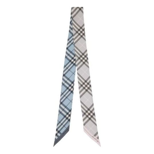 (WMNS) Burberry 25 Check Scarf 'Blue' 8110365