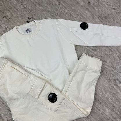 CP Company Junior Tracksuit - White