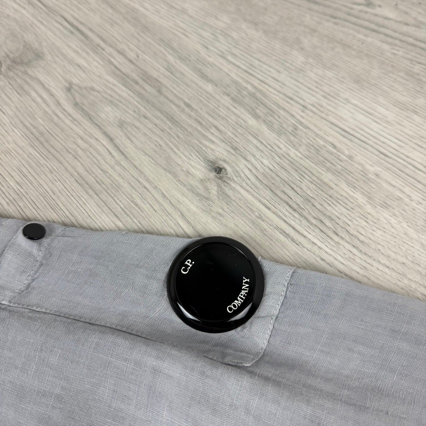 CP Company Linen Shirt - Drizzle Grey